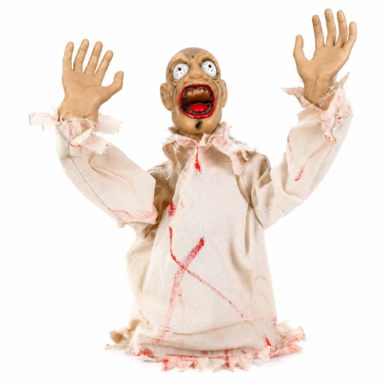 Halloween nuevo control de voz zombie decoración de juguetes accesorios adornos accesorios de terror transfronterizos lámparas de regalo