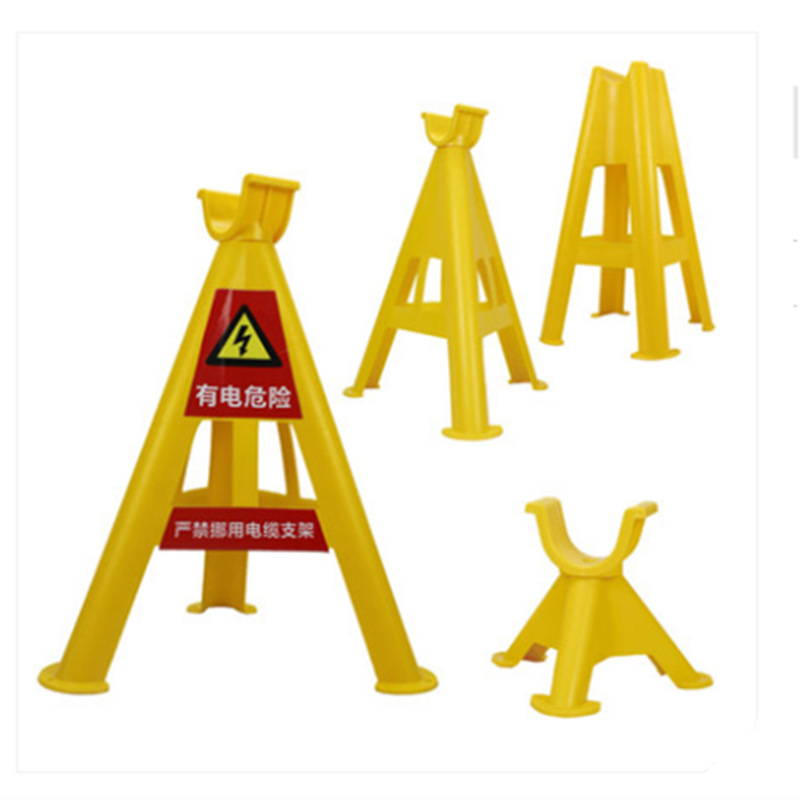 电缆支架托架塑料pvc工地施工玻璃钢三角固定光纤电线放线架电工