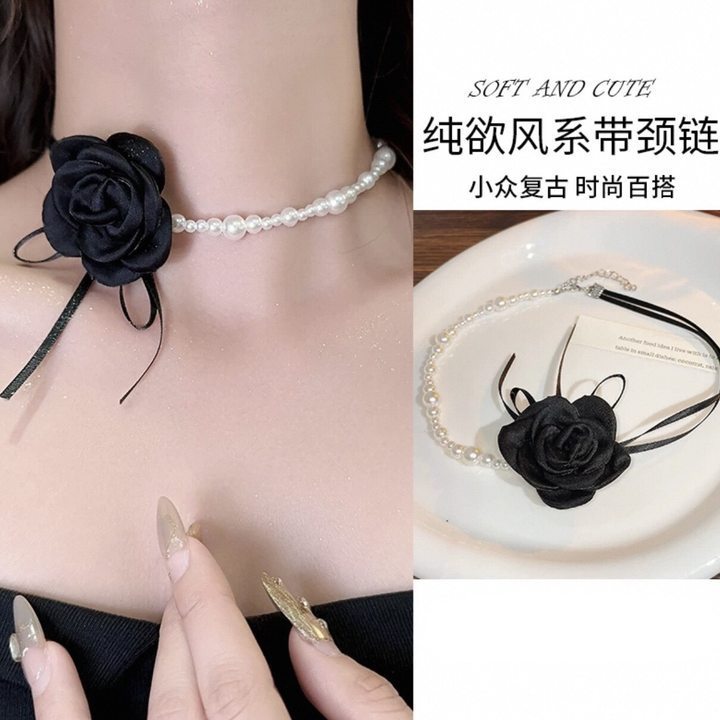 海星贝壳珍珠项链女多巴胺海边度假风叠戴锁骨链独特氛围感配饰夏|undefined