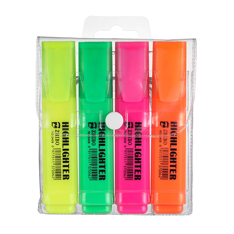 Exaltador de celebridades de Internet de comercio exterior Macaron Pintura infantil Graffiti Marcador resaltador Pen clave para estudiantes