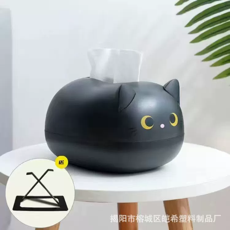 Игрушечная коробка для салфеток в виде Cartoon Cat, креативная многофункциональная декоративная вещь для дома и кафе, 25,5×13×9 см