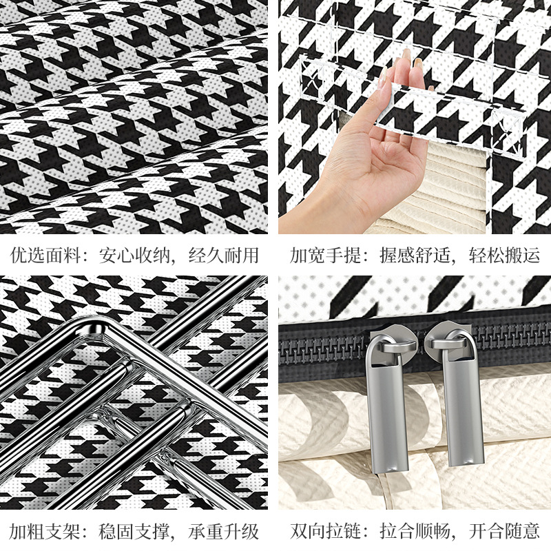 Capacious storage box non-woven cloth for home use