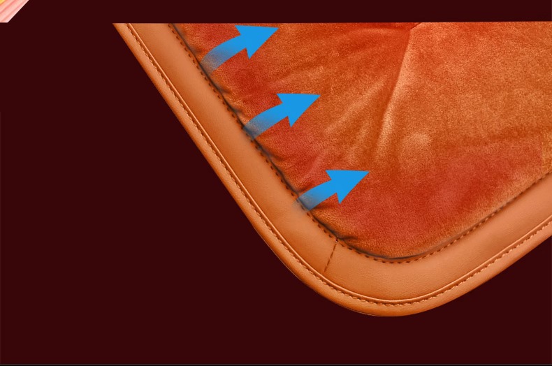 Suitable for Audi A3/A4L/A6L/A7L/Q3/Q5L/Q7 car cushion winter plush rear integrated cushion