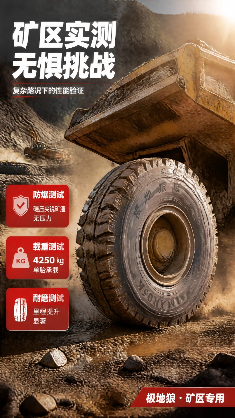 Polar Wolf mining explosion-proof tires 1200R20 1100R20 front four rear eight for dump trucks and heavy-duty trucks steel wire tires