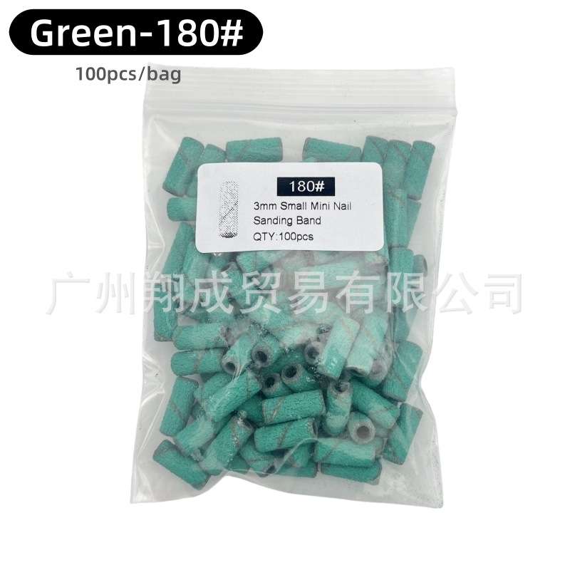 Internet celebridad anillo de arena de uñas de tamaño pequeño rodamiento mini conjunto anillo de arena núcleo del eje manicura removedor de uñas cabeza de molienda 3,1mm