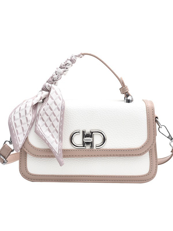 Bolsos para mujer otoño e invierno nuevo color en contraste bolso cuadrado pequeño portátil para mujer 2024 bolso bandolera de múltiples capas de textura de alta calidad transfronteriza
