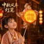 发光旋转手提手工灯笼
