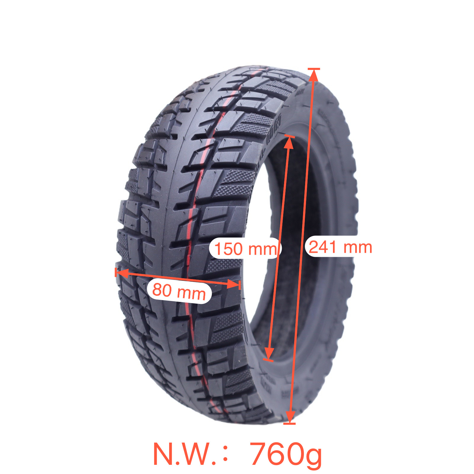 Baolun255X80 Off-Road Patterned Outer Tire for Electric Scooters, Thickened and Wear-Resistant Accessories, Direct Supply from the Manufacturer