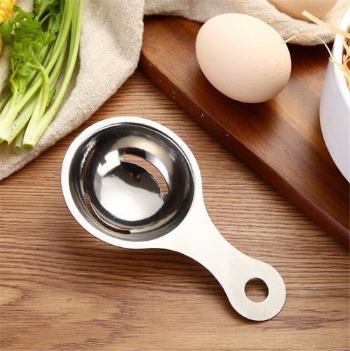 Stainless steel 430 egg white separator, egg white separator, kitchen egg white separation tool, practical baking tool, cross-border