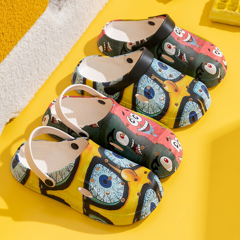 Zapatos transfronterizos para hombres de verano 2025 nuevos zapatillas antideslizantes interiores con base gruesa transpirable