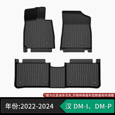 craftsmanship, eco-friendly material, zero – Modelə uyğun ayaqaltı - 22-24-models-of-byd-han-dm-i-dm-p-single-layer-tpe-floor-mats