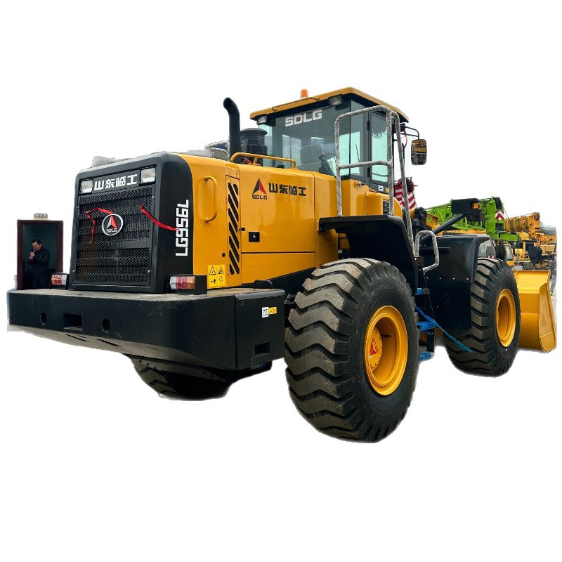 Usada cargadora de limpieza 956 SDLG LG956L LG956F 5 toneladas 6 toneladas carga de camiones barata
