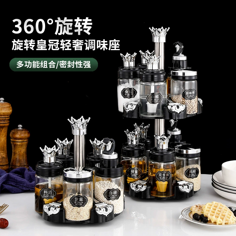 Набор герметичных банок для специй и приправ для кухни: контейнеры для соли, кетчупа, соусов и других специй