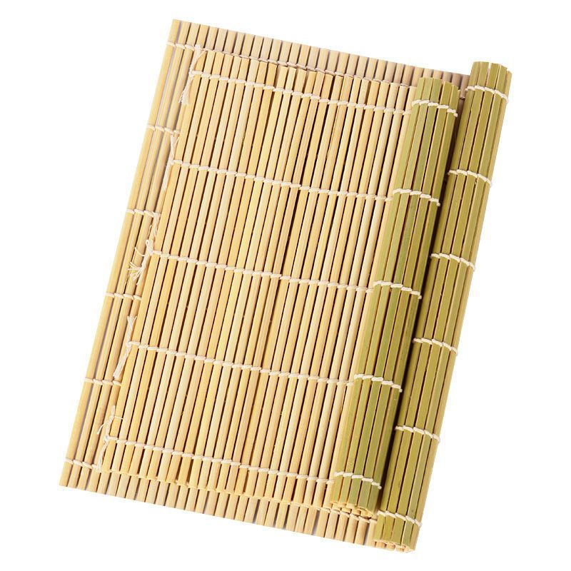 Household Sushi Roll Sushi Curtain Bamboo Curtain Roll Sushi Tool Seaweed Rice Tool Sushi Bamboo Roll Kitchen Japanese Style