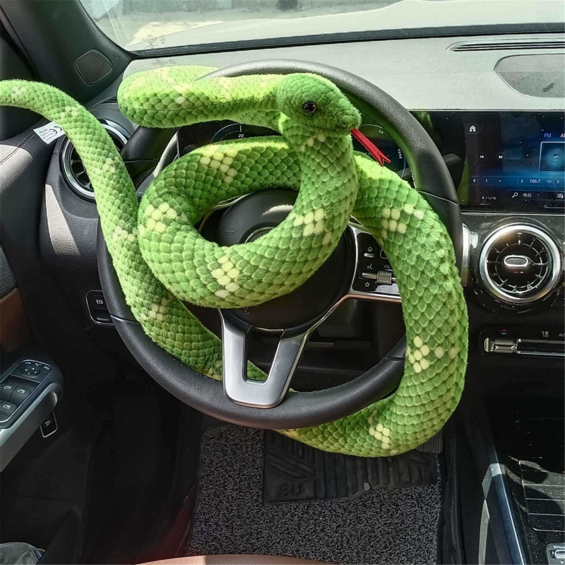 Peluche de Serpiente de Simulación de Peluche Suave para Juguetes y Bromas
