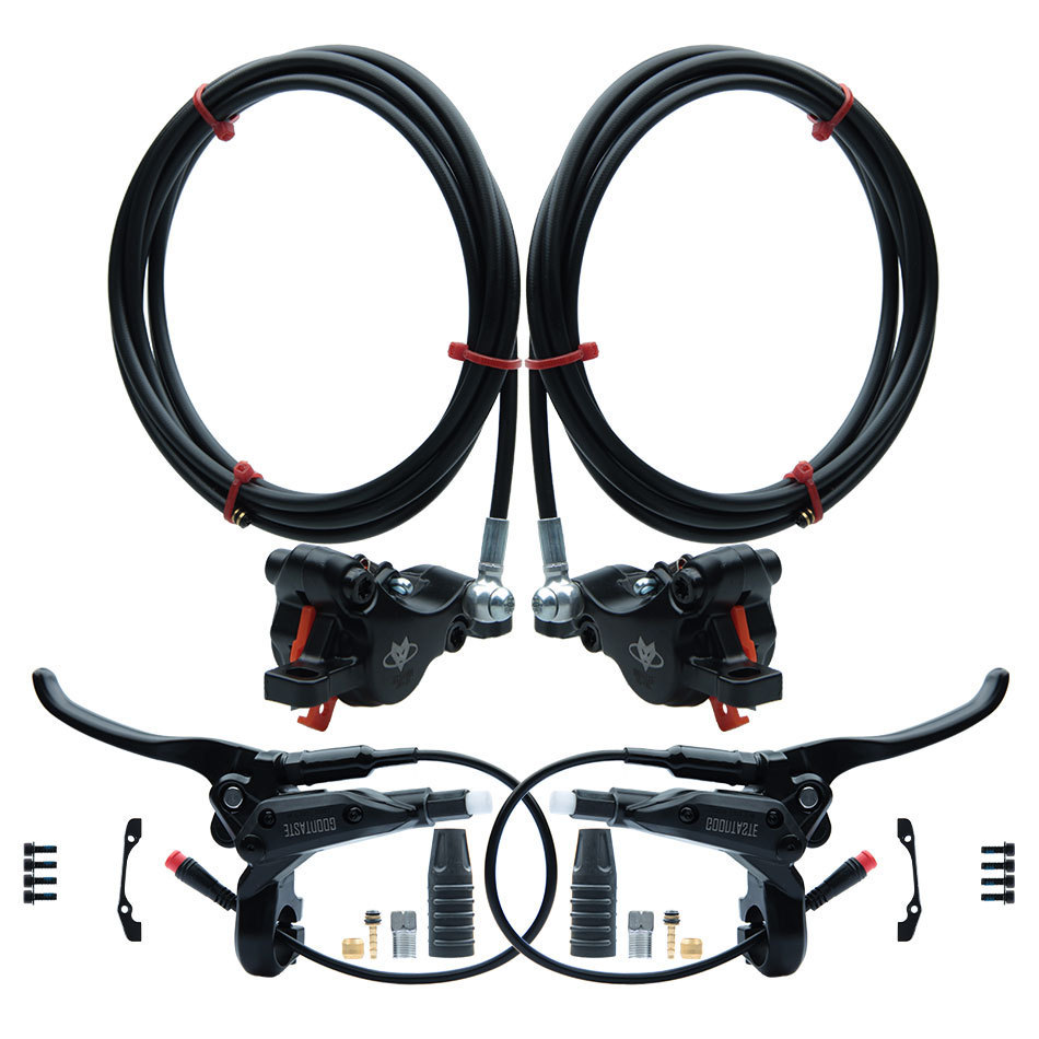 GT0307N [Instalación izquierda y derecha] scooter eléctrico freno hidráulico aceite simétrico freno de disco pinza pinza