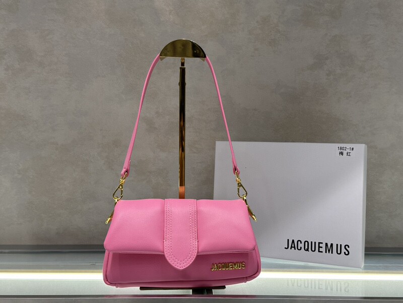 新しい Jacquemus レディース バッグ ニッチ ストリート ショット Bambimou ピロー バッグ 脇の下バッグ シングル ショルダー クロスボディ ハンドバッグ|undefined
