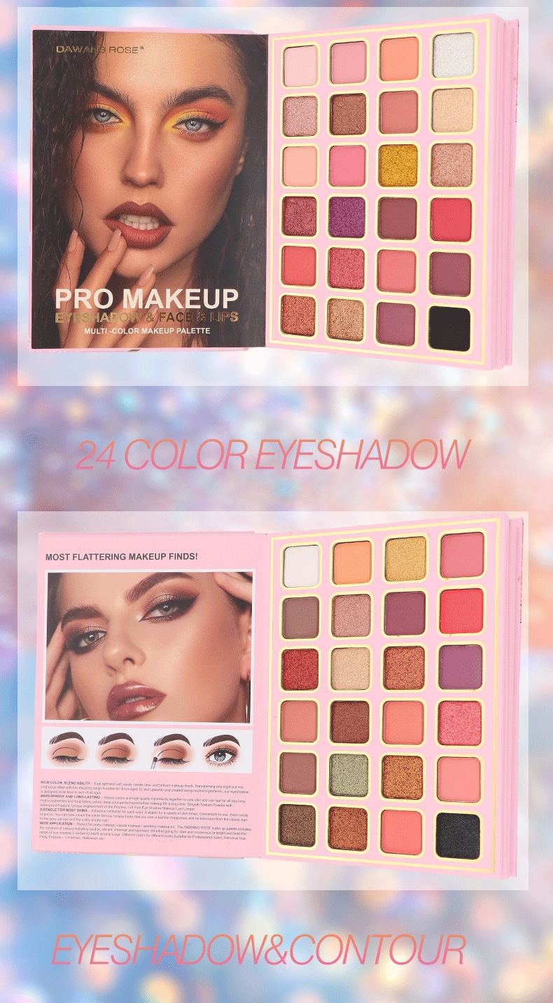 Exclusive Five Layer Eyeshadow Palette Multi Purpose Gold Foil Makeup Book For Beauty And Cosmetics Stage Specific_voghion.com