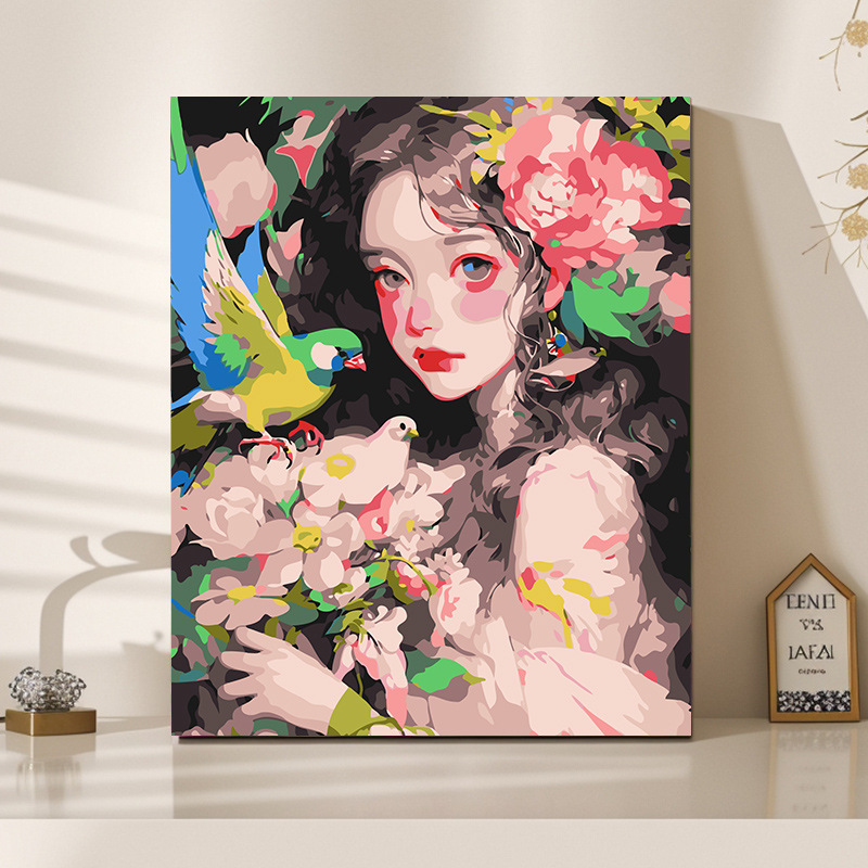 40 × 50 pintura al óleo digital color paisaje pintura pintada a mano relleno de color para niños curado fábrica de pintura decorativa al por mayor