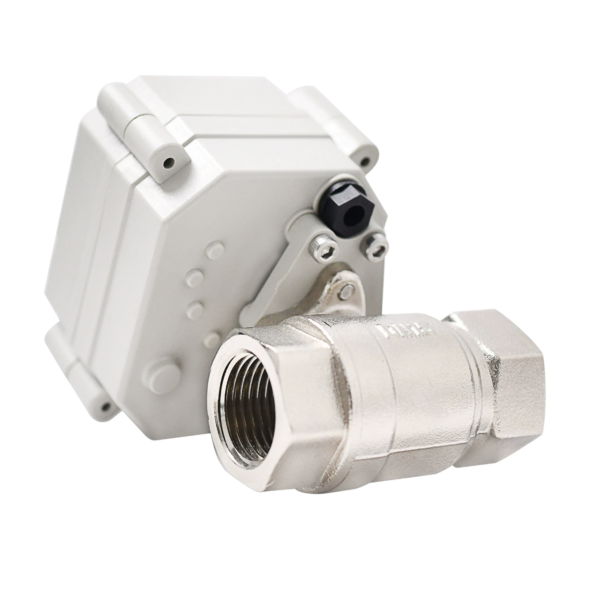 Устройство управления жидкостью TONHE, микропропускной клапан, медь, никелированная, с ручным электрическим клапаном с усадкой DN8-32