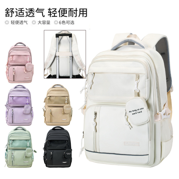 New Stylish High-Capacity Backpacks for College Students, Suitable for Both Men and Women, for Commuting, Daily Use, Sports, and Trendy Casual Wear