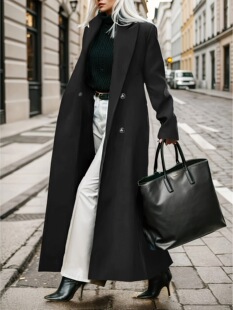 O 81493 Long blazer collar wool coat �L�����b�Ië�ش��W��