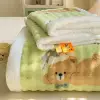 Hat, velvet sheet, with little bears
