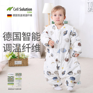 Baby Sleeping Bag Spring and Autumn Constant Temperature Autumn and Winter Baby Children Class A Anti-kick Quiet Artifact Universal for All Seasons