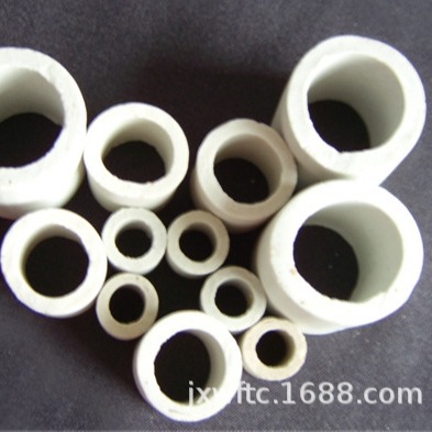 【五峰山牌】陶瓷瓷珠填料 陶瓷拉西环填料 化工塔用填料