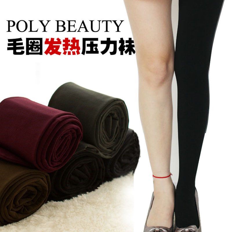 Autumn and winter pressure slimming shaped Terry pantyhose large size non-Pilling non-fading soft hip belly leggings