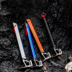 Multifunctional outdoor large tent canopy ground nail hammer aluminum alloy hammer claw hammer camp hammer camping stainless steel hammer