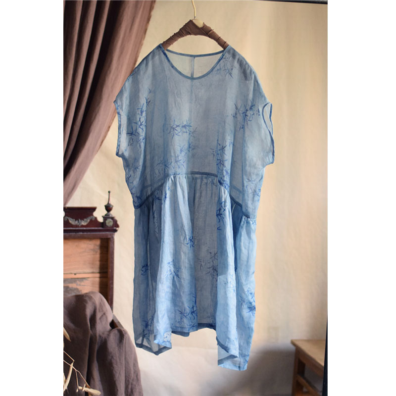 Original Price 126 Yuan, Special Price 65 Yuan, Clearance Version, No Refunds or Exchanges, Pure Ramie Ultra-Light Drop-Shoulder Sleeveless Long Top