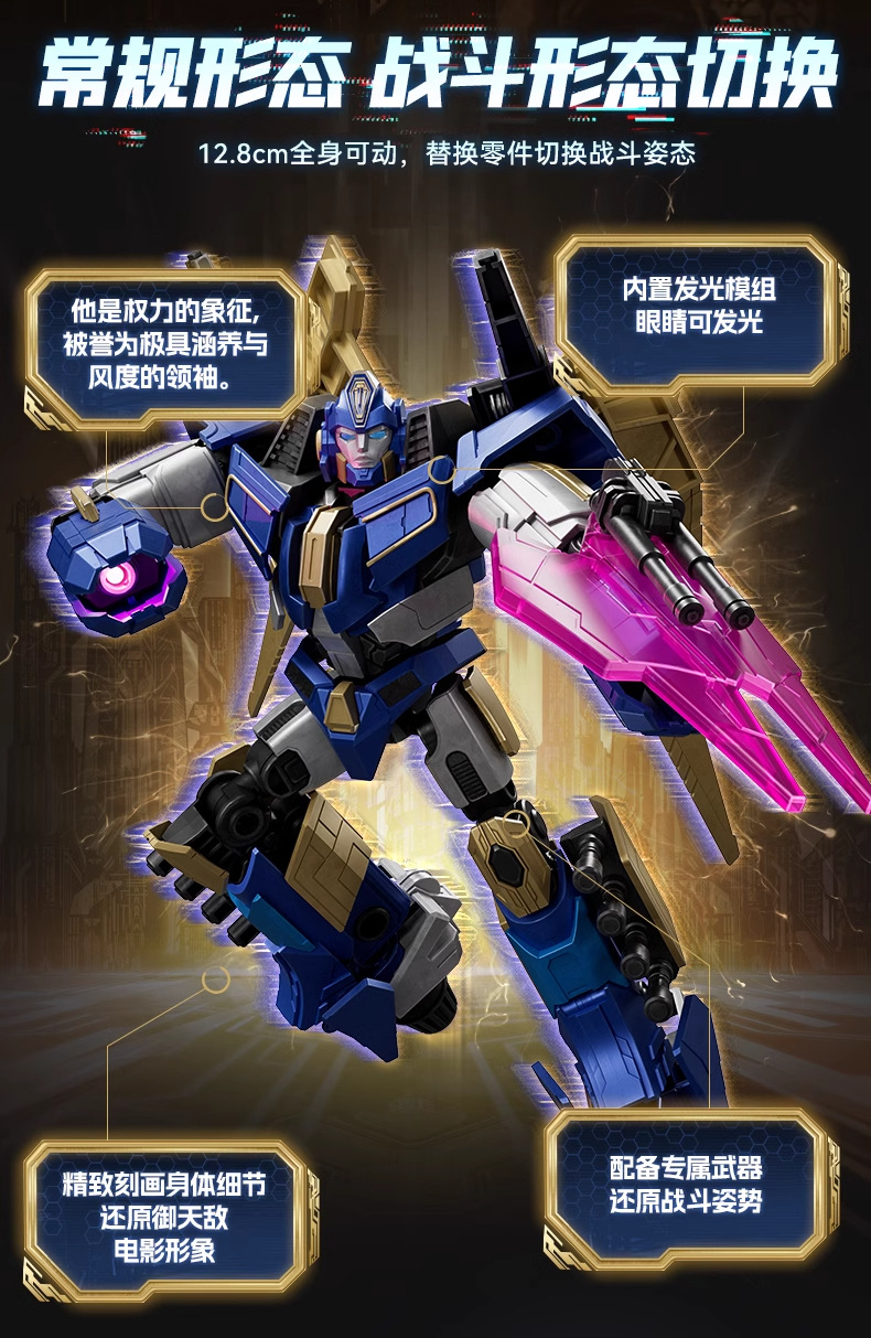 Brucor's Transcendent Transformers Building Block Man Movie version Origin Optimus Prime vs. Natural Enemy Assembly Movable model undefined