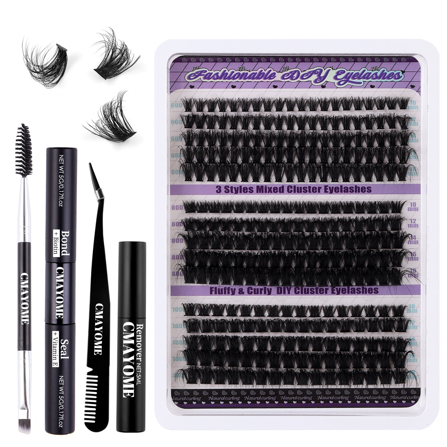 (Cross-border trading), dense false eyelashes, set for eyelashes, Amazon, DIY