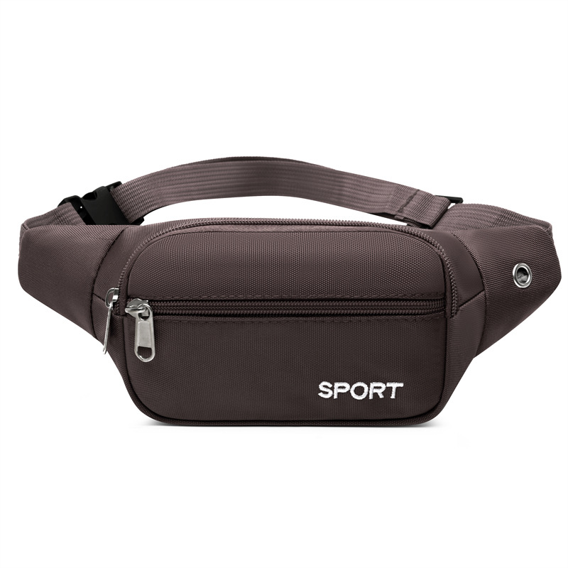 Bolso de tendencia coreano para mujeres bolso de cintura casual versátil, bolso de pecho de viaje casual multicapa de gran capacidad. image 13