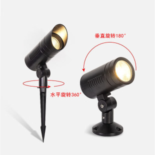 New Waterproof Projection Lamp Round Light Tree Lamp Outdoor Garden Courtyard Landscape Lawn Tree Lamp