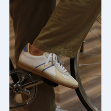 一件代发德军训练鞋复古牛皮男士板鞋休闲鞋情侣德训鞋复刻男鞋