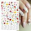 Nail stickers, adhesive fake nails contains rose for nails, suitable for import