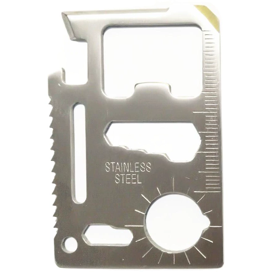 Большой Творческий Открытый Кемпинг Инструмент карты 11 видов многофункциональный швейцарский Военный нож карты чип нож жизни карты