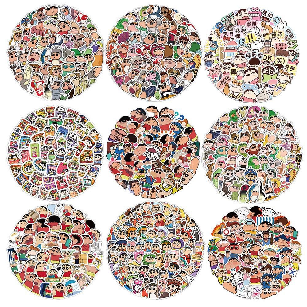 Cartoon crayons