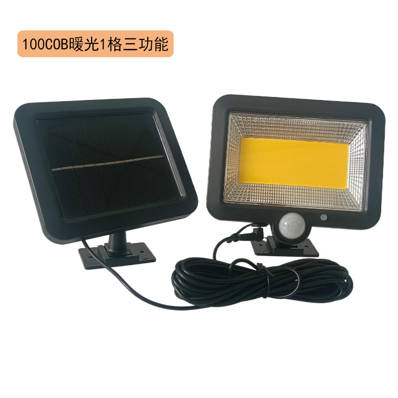 100cob warm light three functions