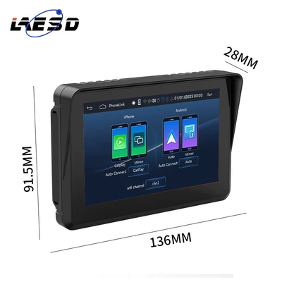 Hot Selling 5inch Motorcycle Navigator Portable Navigation Device Waterproof Smart Hd Motorcycle Carplay (Car Convenient GPS Navigation) - q5s-motorcycle-navigation-5inch-black