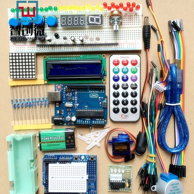 UNO R3入门套件 升级版 初学者学习套件 创客套件 适用于arduino