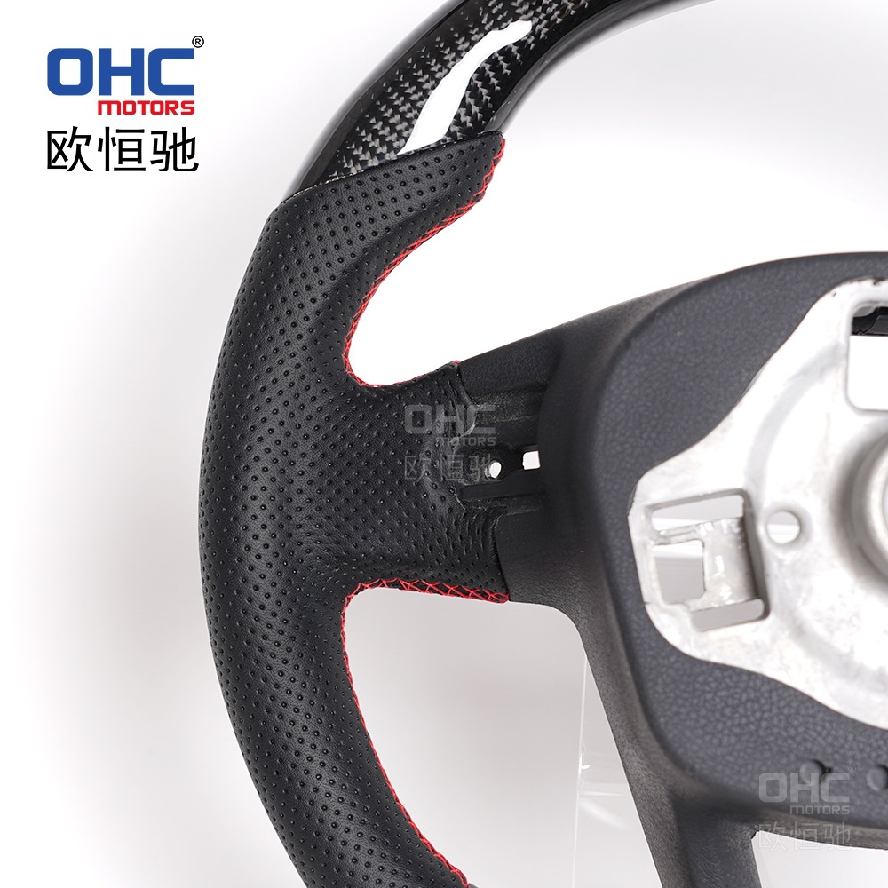 Suitable for Seat Leonmk3 Fr/Cupra Ibiza Carbon Fiber Smart Led Steering Wheel Modification