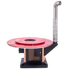 冬季室内无烟柴火炉农村家用烤火炉柴煤两用回风炉多功能取暖炉子