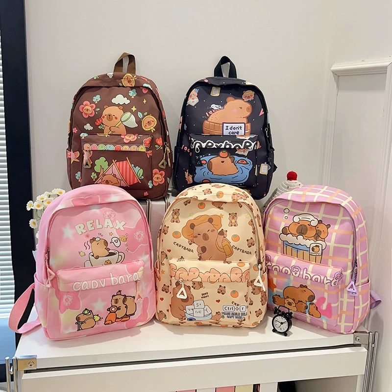 Summer high quality cute cartoon capacious backpack for early age
