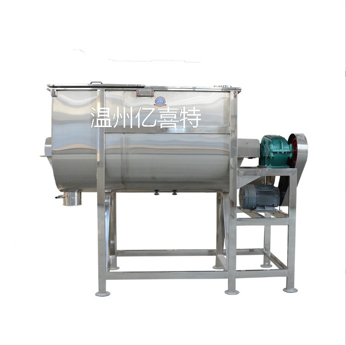 Mezclador de cinta de acero inoxidable 316L gran capacidad de alta presión resistente a la corrosión tanque horizontal mezclador de alimentos image 3