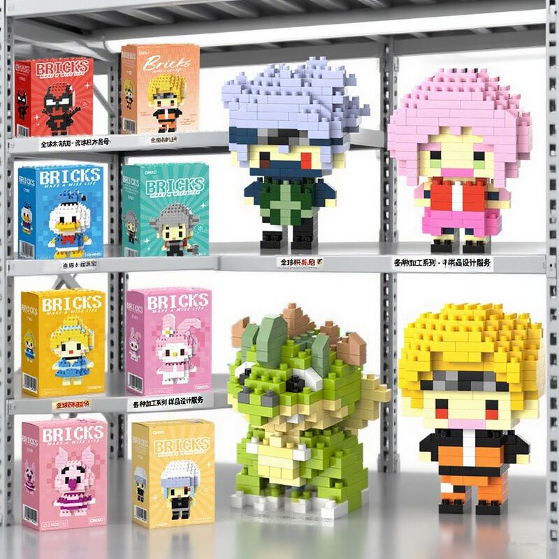 Compatible with Lego Micro-Particle Building Blocks, Cartoon Dolls, Children's Educational Assembly Toys, Cross-Border Wholesale Stalls, Hot Building Blocks