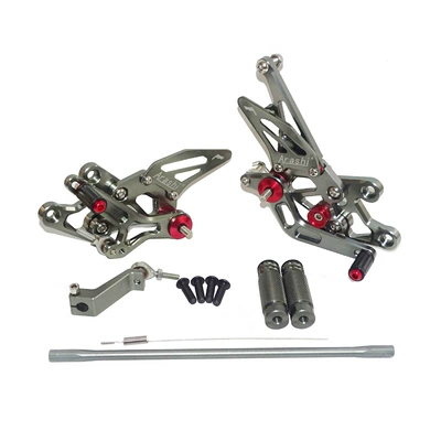 Motorcycle pedals 06-16 Fz8 10-13 Modified - titanium-color