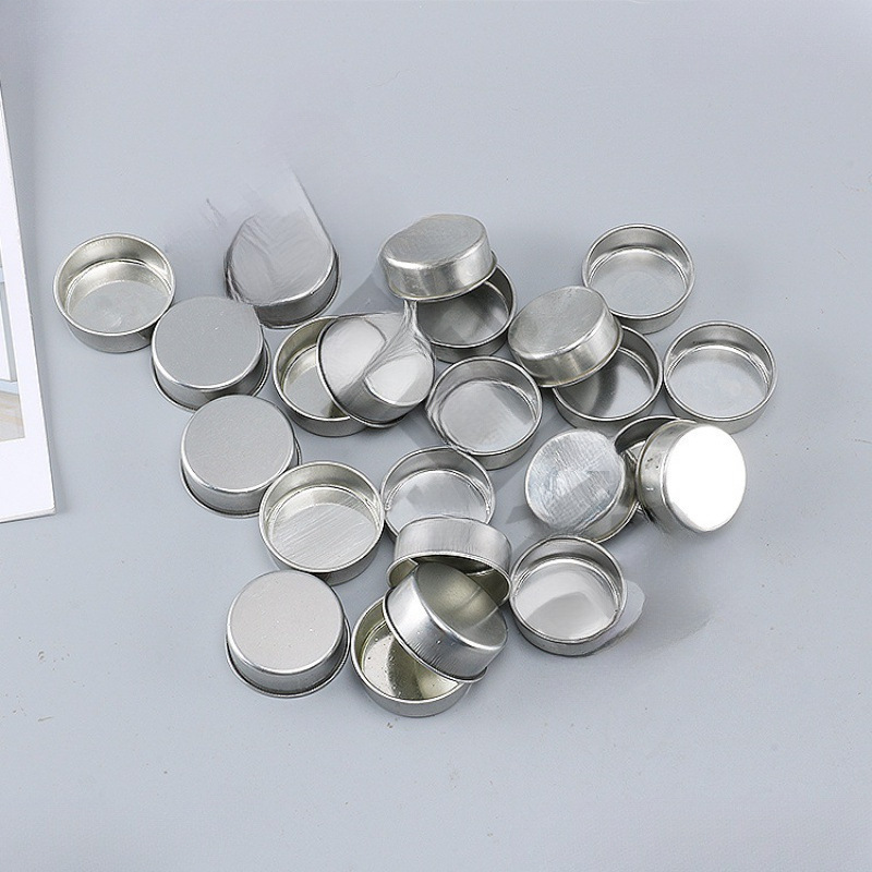 蜡烛盒容器铁质茶蜡杯DIY手工摆图生日求爱求婚蜡烛杯蜡烛灯材料